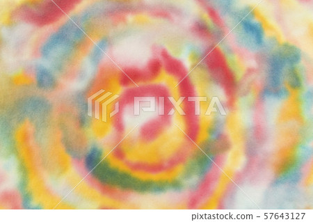 Colorful uzumaki watercolor background 57643127