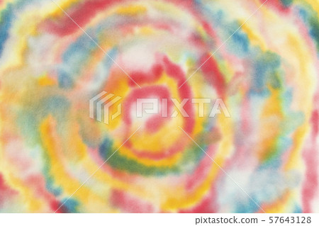 Colorful uzumaki watercolor background 57643128