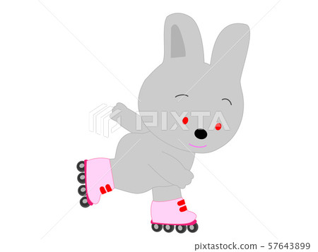 Animal roller skating Animal roller skating 57643899