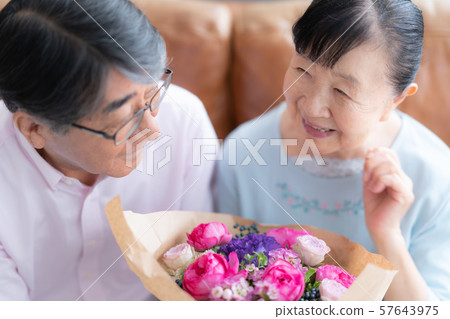 Two people gift celebration celebration old man old age interior design room white natural light renovation Two people gift celebration celebration old man old age interior design room white natural light renovation 57643975