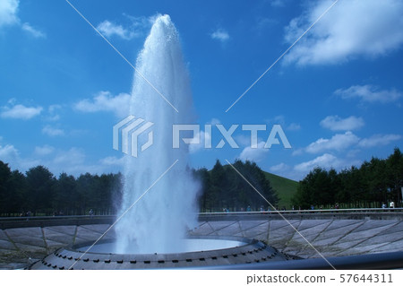 Beautiful sea fountain Beautiful sea fountain 57644311