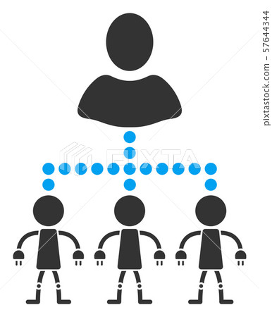 Vector Flat Manage Androids Icon 57644344