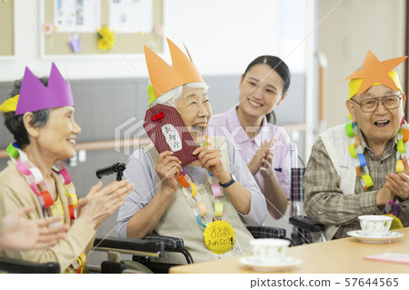 Care facility birthday party 57644565