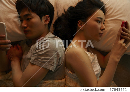 Couple lifestyle bedroom Couple lifestyle bedroom 57645551
