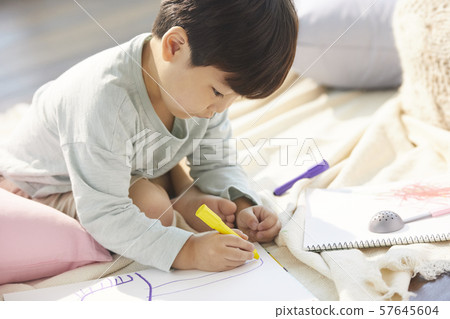 Children lifestyle drawing 57645604