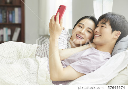 Couple lifestyle bedroom Couple lifestyle bedroom 57645674