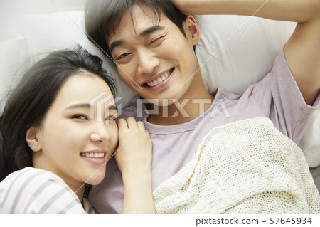 Couple lifestyle bedroom 57645934