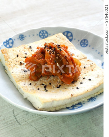 Korean food tofu kimchi Korean food tofu kimchi 57646021