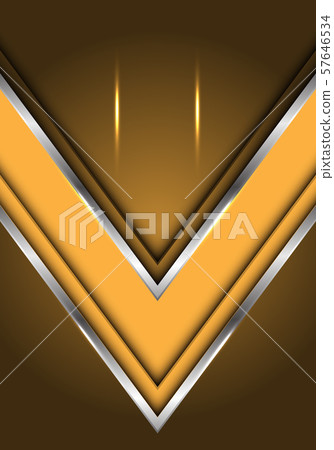 Abstract yellow silver line arrow direction with blank space light design modern futuristic luxury background vector illustration. Abstract yellow silver line arrow direction with blank space light design modern futuristic luxury background vector illustration. 57646534
