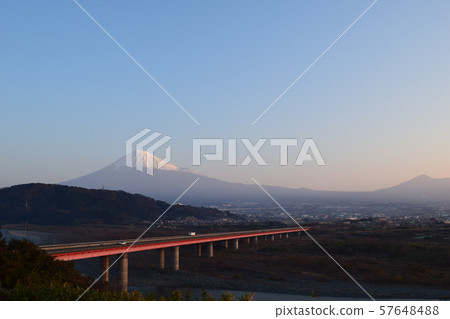Mt. Fuji seen from Tomei Fujisan SA 57648488