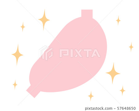 Healthy and clean stomach 57648650