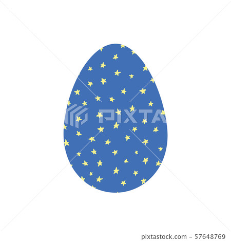 Easter eggs for holiday celebration card template 57648769