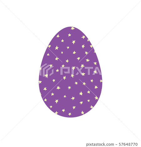 Easter eggs for holiday celebration card template 57648770