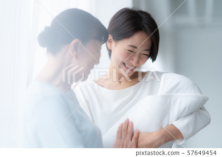 2 people 2 births celebration baby old man old age interior design room white natural light renovation 2 people 2 births celebration baby old man old age interior design room white natural light renovation 57649454