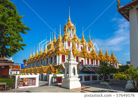 Wat Ratchanatdaram, Loha Prasat Temple at Bangkok, 57649576