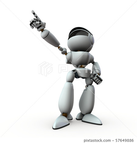 指向目標的人工智能機器人 指向目標的人工智能機器人 57649886