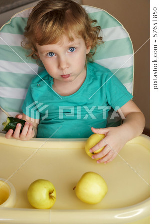 Adorable little baby 57651850