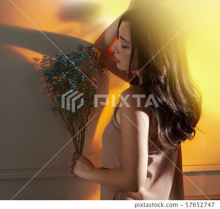 Flowers and women dramatic Flowers and women dramatic 57652747