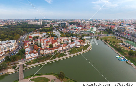 Minsk city center. Bird's-eye . 57653430