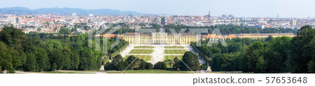 schonbrunn palace panoramic view schonbrunn palace panoramic view 57653648