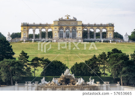 gloriette and schonbrunn palace gardens 57653665