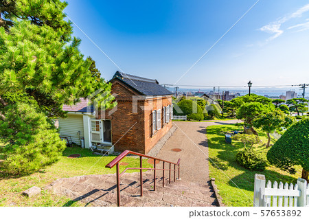 Summer in Hokkaido Motomachi water distribution area Summer in Hokkaido Motomachi water distribution area 57653892