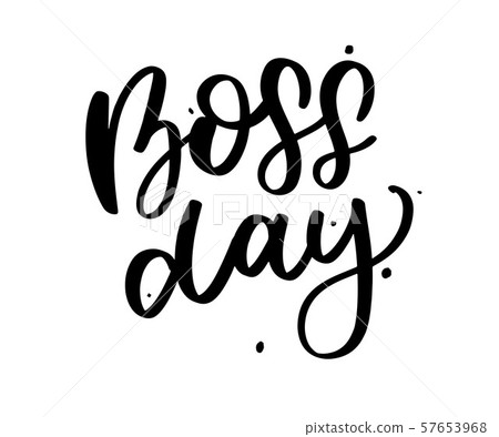 boss day vintage lettering background vector boss day vintage lettering background vector 57653968
