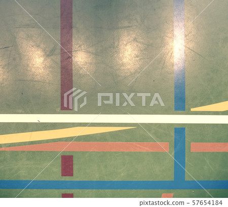 Indoor sports hall. Football futsal court or 57654184