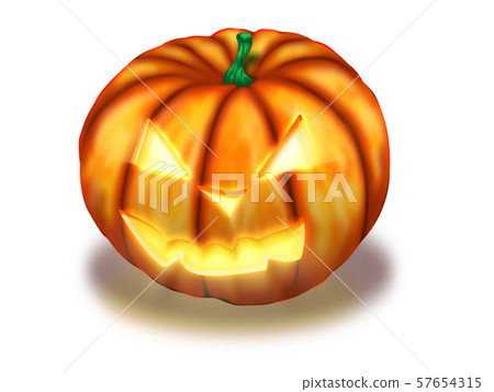 Scary Halloween Pumpkin 57654315