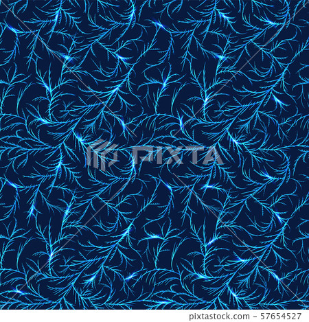 Seamless frost pattern. Tile winter ornament Seamless frost pattern. Tile winter ornament 57654527