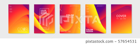 Cover design with abstract background color 57654531