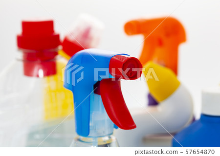 Colorful cleaning agents 57654870