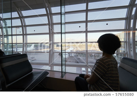 台北松山機場，台灣 57655080