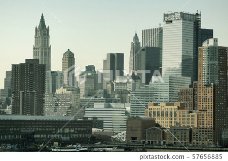 New York Skyline. Close Up Of Buildings New York Skyline. Close Up Of Buildings 57656885