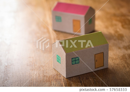 Cardboard house Cardboard house 57658333