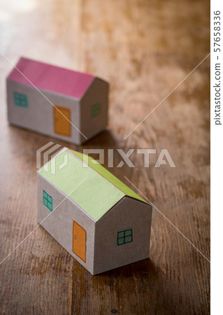 Cardboard house Cardboard house 57658336