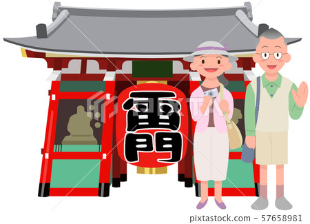 高級旅行Sensoji Kaminarimon 57658981