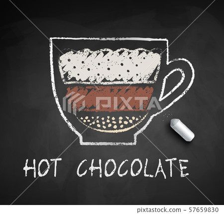 Vector sketch of Hot Chocolate Vector sketch of Hot Chocolate 57659830