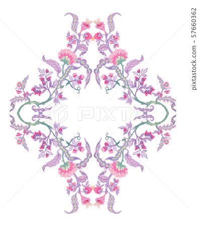 Seamless pattern with stylized ornamental flowers Seamless pattern with stylized ornamental flowers 57660362