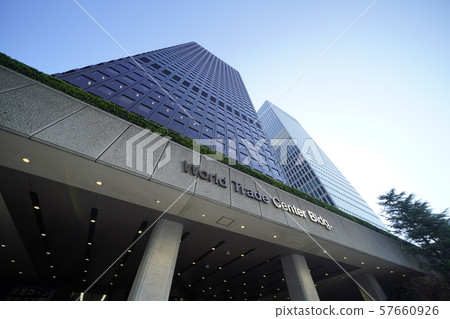 Views of Tokyo Cityscape, Japan World Trade Center Building (left), etc. 57660926