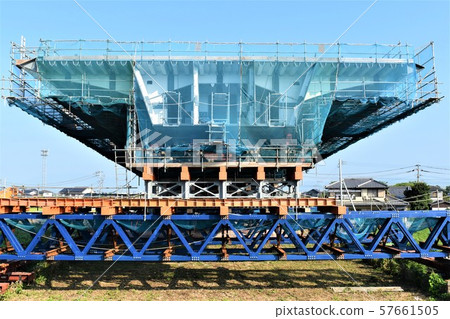 Ariake Coastal Road Bridge Construction Ariake Coastal Road Bridge Construction 57661505