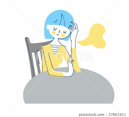 Headache woman 57661911