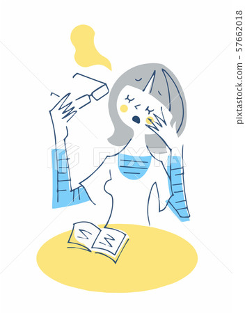 Eye tired woman 57662018