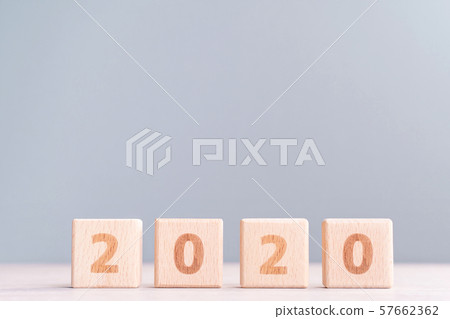 2020 new year defeated goal challenging wood block countdown goal eve happy new year 57662362