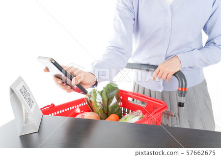 Consumption tax increase, cashless, reduced tax rate image 57662675