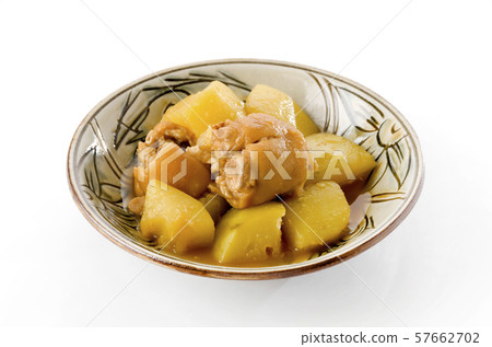 Boiled pork leg and papaya Boiled pork leg and papaya 57662702