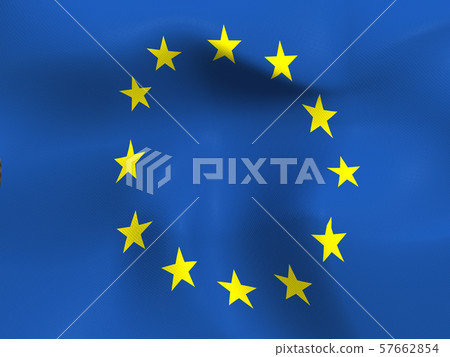 CG 3D illustration 3D design background World national flag EU Europe Europe Union 57662854