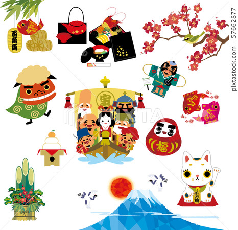 新年的幸運符 新年的幸運符 57662877