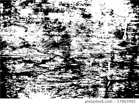 Black and white grunge. Distress overlay texture. Abstract surface dust and rough dirty wall background concept. Distress illustration simply place over object to create grunge effect. Vector EPS10. 57663995