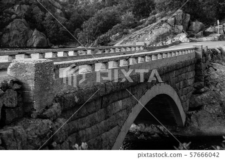 Old bridge Vagand in Norway Old bridge Vagand in Norway 57666042